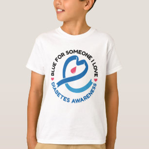 Camiseta Azul para alguien que amo – Conciencia sobre la di