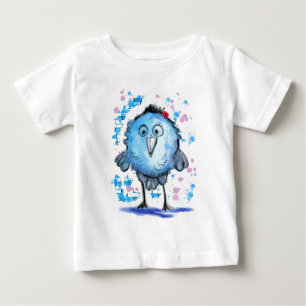 Camiseta azul para bebé