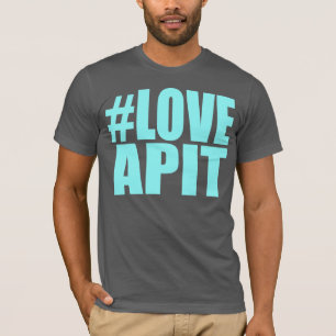 Camiseta azul para hombre del #LOVEAPIT el OTRO