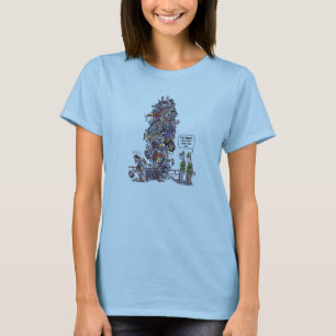 Camiseta azul para las más grandes perdedoras de 