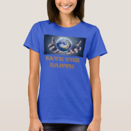 Camiseta azul para mujeres