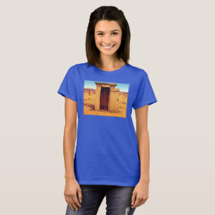 Camiseta azul para mujeres del Desert Outhouse