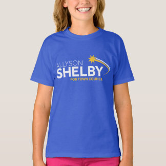 Camiseta azul para niños