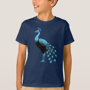 Camiseta Azul Peacock