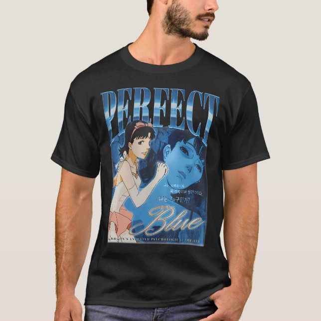Camiseta Azul Perfecto Mima Kirigoe (Anverso)