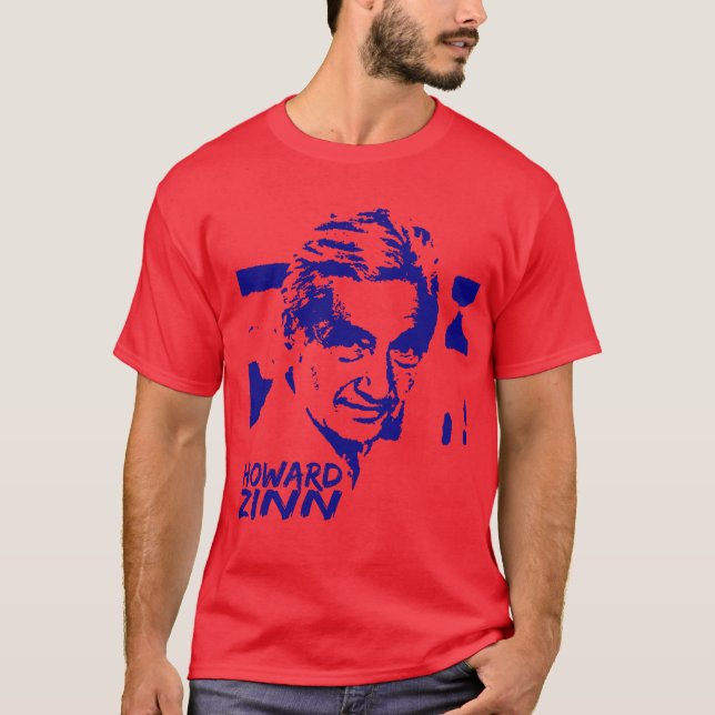 Camiseta Azul real de Howard Zinn (Anverso)