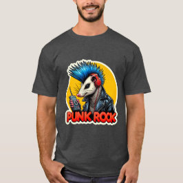 CAMISETA AZUL ROCK DE PUNK OPOSSUM 2