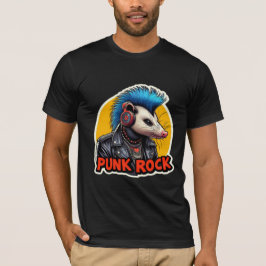 CAMISETA AZUL ROCK DE PUNK OPOSSUM 6