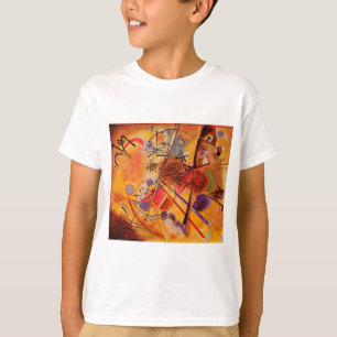 Camiseta Azul rojo amarillo amarillo marrón de Kandinsky