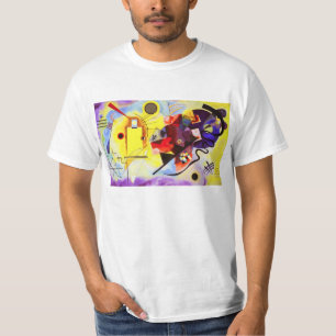 Camiseta Azul rojo amarillo de Kandinsky