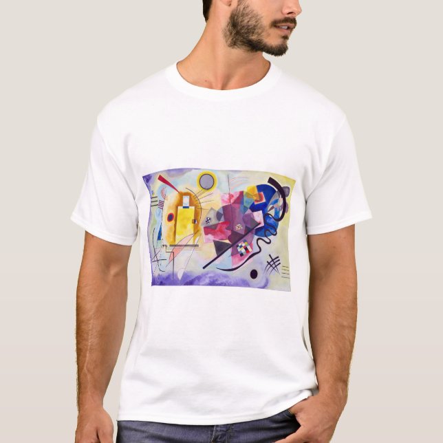 Camiseta Azul rojo amarillo, Wassily Kandinsky (Anverso)