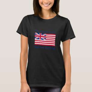 Camiseta Azul rojo azul real norteamericano vectores de ban