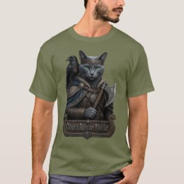 Camiseta Azul Ruso Gato Noble Odin