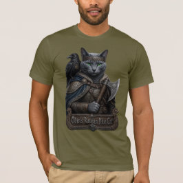 Camiseta Azul Ruso Gato Noble Odin