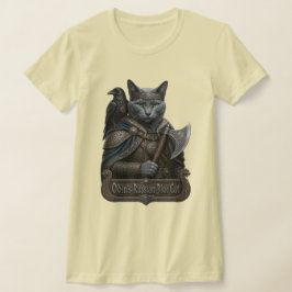 Camiseta Azul Ruso Gato Noble Odin