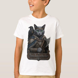 Camiseta Azul Ruso Gato Noble Odin