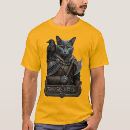 Camiseta Azul Ruso Gato Noble Odin
