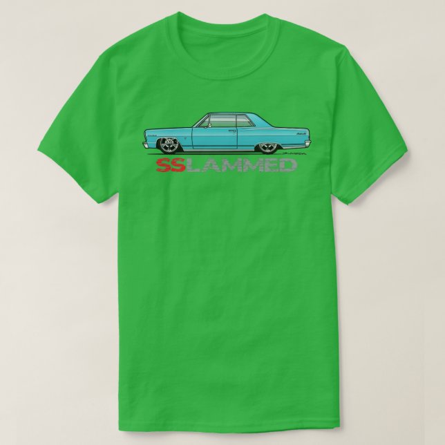 Camiseta azul Slammedaqua (Diseño del anverso)
