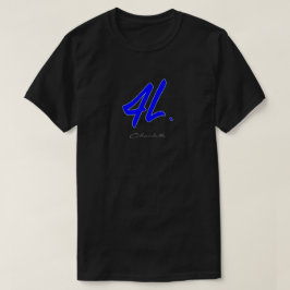 camiseta azul SS/19 del logotipo 4Life