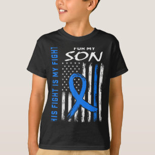 Camiseta Azul, su lucha es mi lucha contra la diabetes.