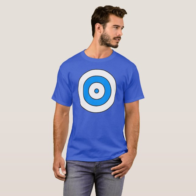Camiseta Azul Targeteer (Anverso completo)