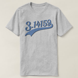 Camiseta azul Team Pi 3.14159