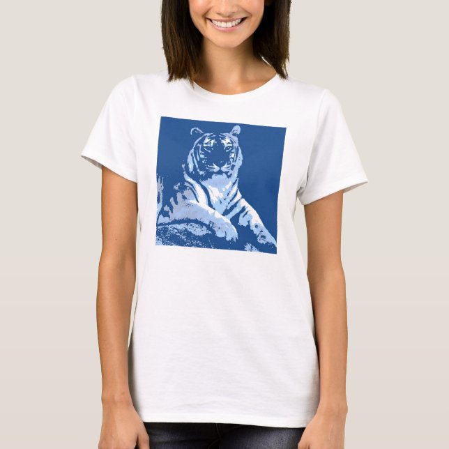 Camiseta Azul tigre (Anverso)