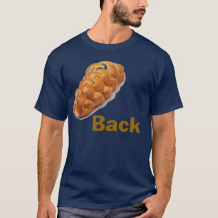 Camiseta Azul trasero del jalá