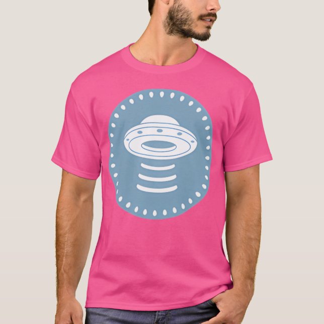 Camiseta Azul Ufo (Anverso)