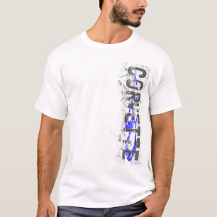 Camiseta azul v2 de Vert del Corvette