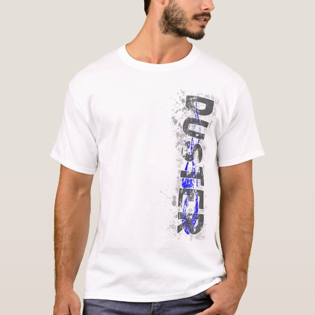 Camiseta azul v2 de Vert del plumero (Anverso)