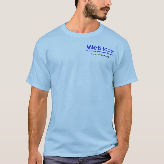 CAMISETA AZUL "veleros" (LOGOTIPO EN FRENTE) (Anverso)