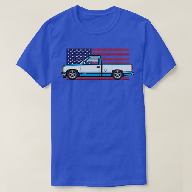 Camiseta Azul y blanco (Diseño del anverso)