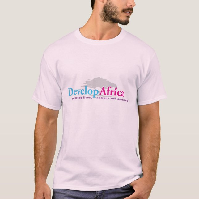 Camiseta Azul y rosa (Anverso)