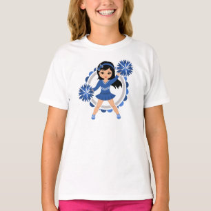 Camiseta Azuleador de pelo negro - Alegre lindo