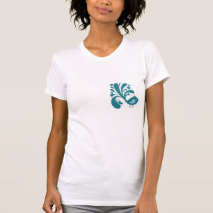 Camiseta azulejo elegante