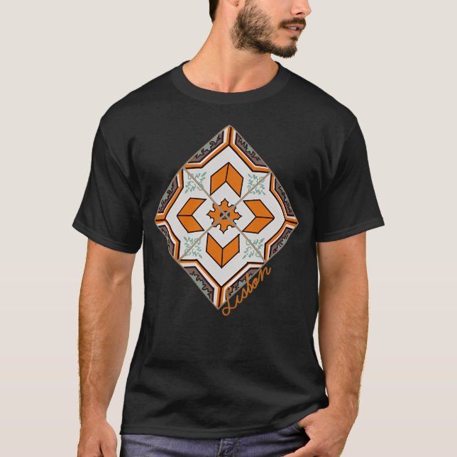 Camiseta Azulejo portugués - Lisboa (Anverso)
