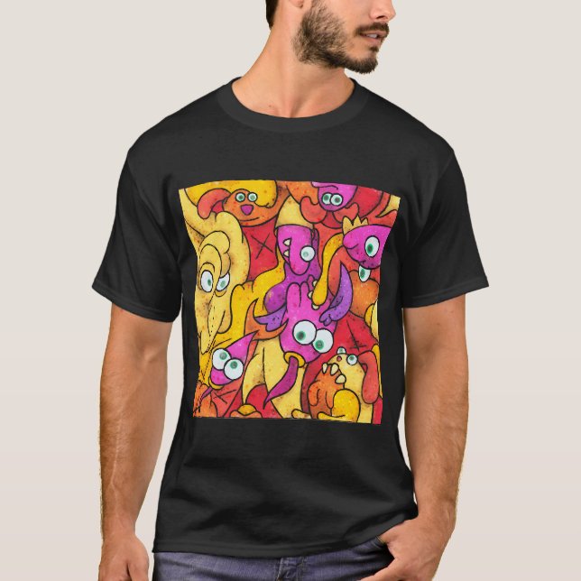 Camiseta Azulejos de Color #27A (Anverso)