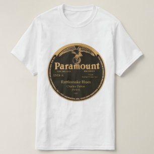 Camiseta "Azules" Charley Patton de la serpiente de