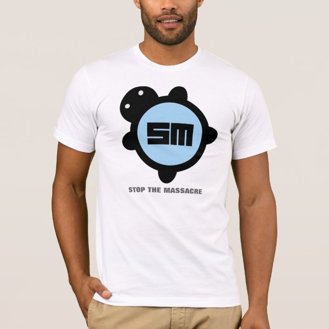 Camiseta Azules cielos/negro (Anverso)