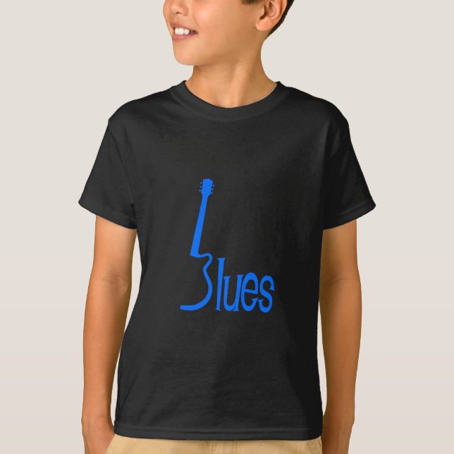 Camiseta Azules de la guitarra (Anverso)