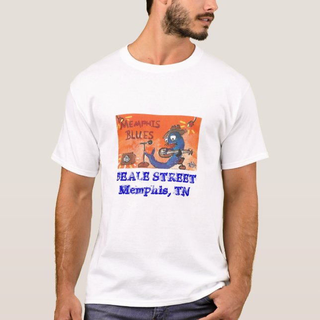 Camiseta Azules de Memphis (Anverso)