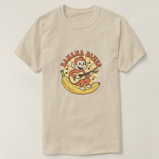 CAMISETA AZULES DE PLÁTANO (Diseño del anverso)