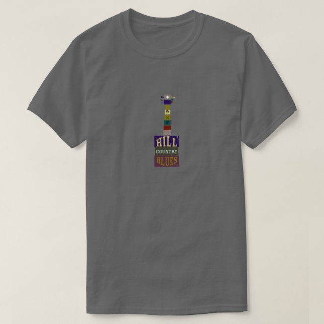 Camiseta Azules del país de la colina (Diseño del anverso)