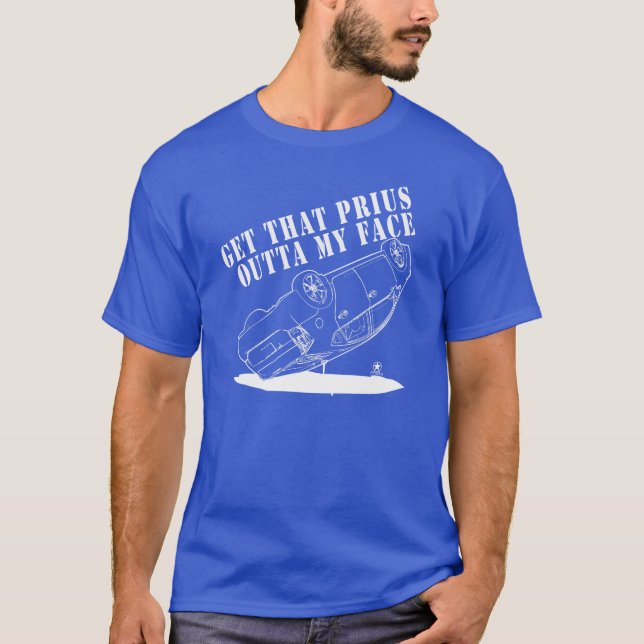 Camiseta Azules híbridos de la tierra de Prius (Anverso)