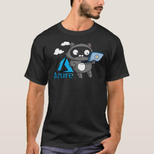 Camiseta Azure Bit Raccoon con Microsoft Surface Classic T