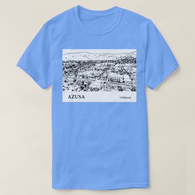 Camiseta Azusa California TShirt 2 (Diseño del anverso)