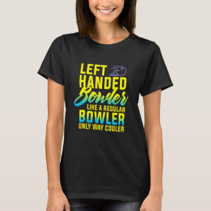 Camiseta B0wling Izquierda B0wler Graciosa corbata del equi