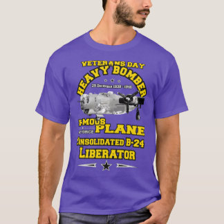 Camiseta B24 Liberator Bombardero Pesado