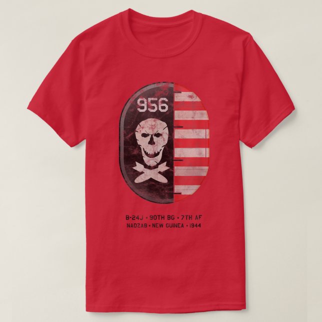 Camiseta B24 Libertador de la Segunda Guerra Mundial Nadzab (Diseño del anverso)